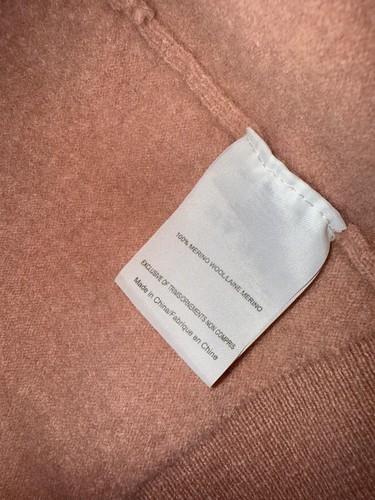 Tory Burch Women’s Simone Long Sleeve Merino Wool Cardigan pink Size medium - Picture 8 of 9