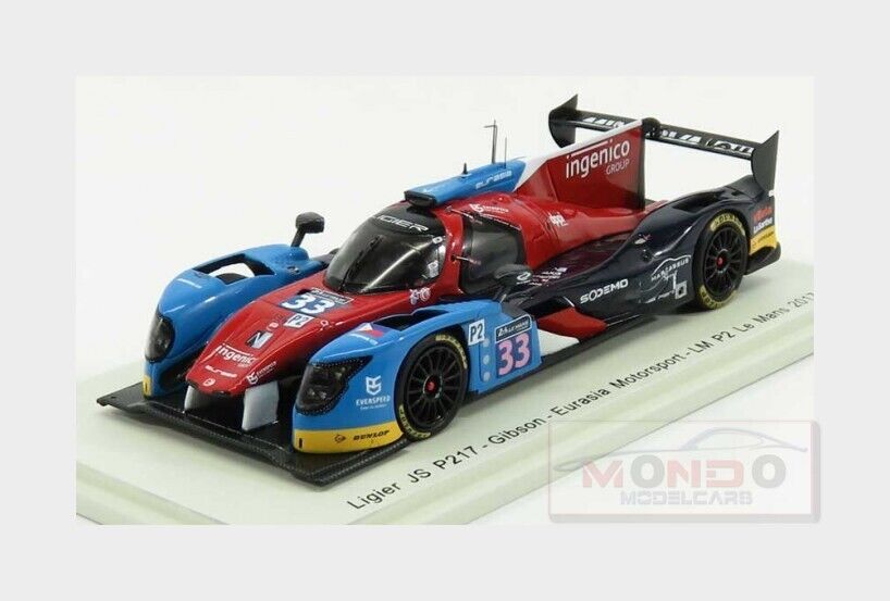 1:43 Spark Ligier Js P217 Gibson Eurasia Motorsport #33 24H 1:43 Spark Ligier Js P217 Gibson Eurasia Motorsport #33 24H