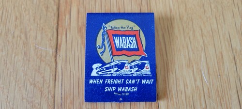 Wabash Railroad Passenger Service Universal Match Corporation Box Car Carton - Picture 8 of 9