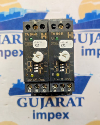 HIQUEL TA 04-K Off-Delay A1-A2 120/240VAC A2-A3 24VAC/DC TIME RELAY[LOT OF 2PCS]