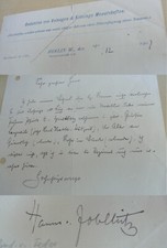 Writer Hanns von Zobeltitz (1853-1918): letter Berlin 1907 about his work
