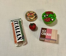 Vintage 90's Tyco KITCHEN LITTLES Italian Set Miniature Barbie Doll Size