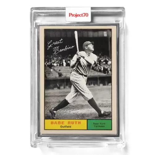 2021 Topps Project 70 1962 Babe Ruth Infinite Archives #633 Artist Proof 18/51