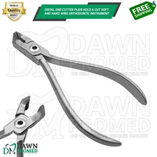 Distal End Cutter Plier Hold & Cut Soft and Hard Wire Orthodontic Inst German Gr