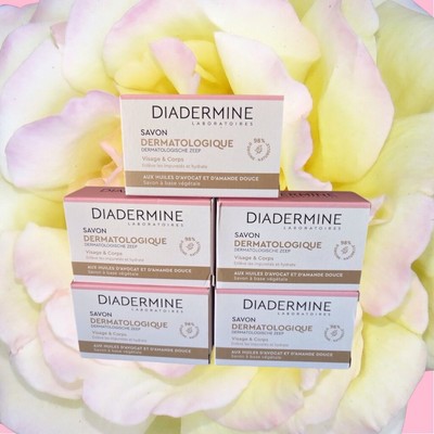 Lot De 2 Savons Diadermine Huile D'Avocat & Amande - 100g Chacun - Pour Visage Et Corps, Peaux Sèches