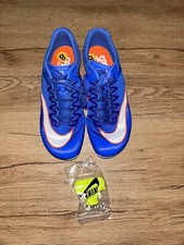 NIKE RIVAL SPRINT SHOES RACER BLUE SIZE 8 NWOB SPIKES INCLUDED