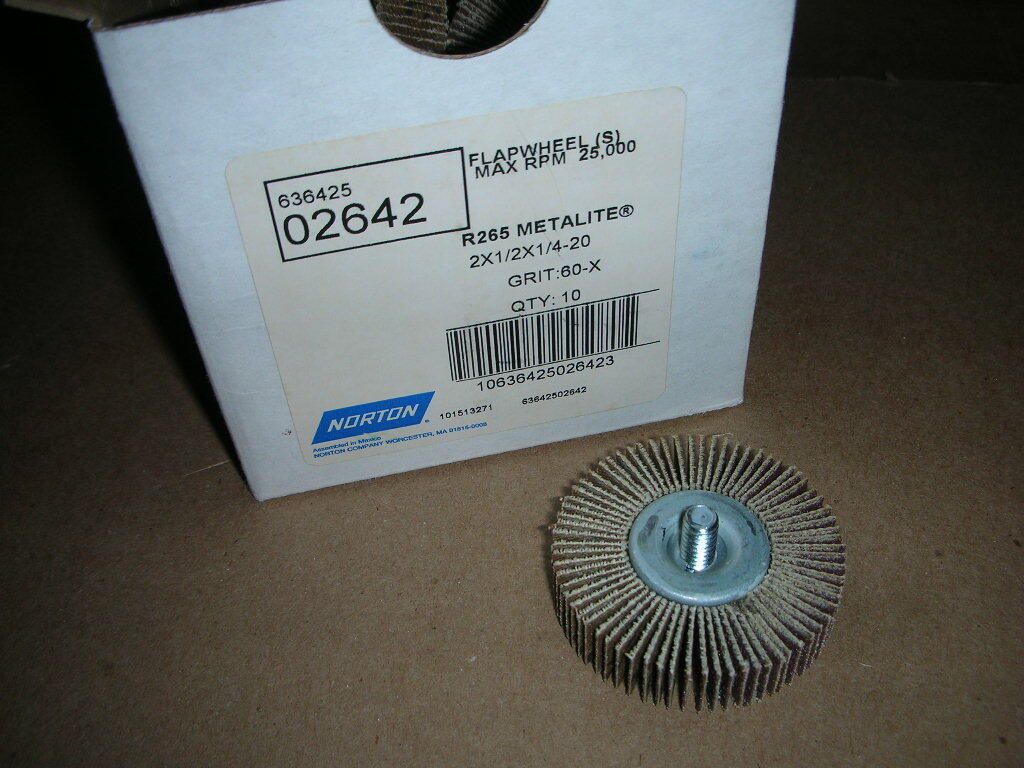 Norton Flapwheel (s) R265 Metalite 6 X 1 X 1 Grit 40 - X for sale