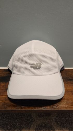 New Balance 5 Panel Performance Hat Polyester Adjustable Moisture Wicking Vented - Picture 2 of 6