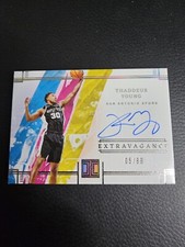 2021-22 Panini Impeccable - Extravagance Autographs #EA-TYG Thaddeus Young /99