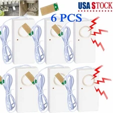 6 Pack Instapark IN07A Water Leak Leakage Detection Detector Sound Alarm Sensor