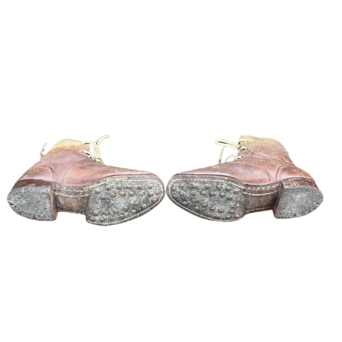 Japanese military boots stamped 24cm laceup shoes 1945 WW2 IJA