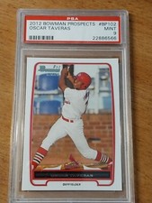 2012 Bowman Prospects 1st Bowman Oscar Taveras RC #BP102 PSA 9 MINT Cardinals
