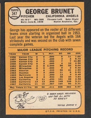 1968 Topps Baseball Cards Scegli una carta a scelta 295-660 EX X-MT 1/25 Set Break - Foto 99 di 490