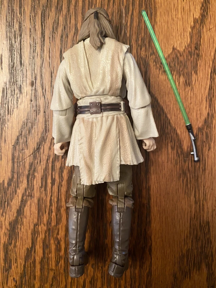 Star Wars The Black Series Prequel 3 Figure Set-Qui-Gon Jinn, Obi-Wan, Jar Jar - Image 3 of 4