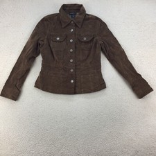 Rafaella Brown Corduroy Cotton Regular Blazer Jacket Women Size Uk Small