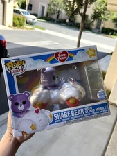 Funko POP! Rides Care Bears Share Bear with Cloud Mobile #85 Exclusive Vaulted
