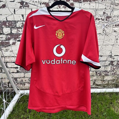 Man United 2004- 06 Home Shirt RONALDO 7 Genuine Nike Football