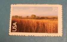 US MNH Airmail Stamps-Scott #C136 Nine Mile Prairie 70c (2001)