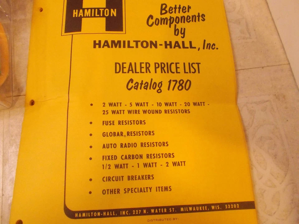 Большой лот проволоки намотки резистор разнообразие набор Hamilton Hall 50 + шт. Новый из старых запасов - Изображение 4 из 4