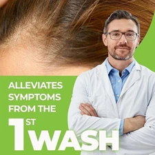 Medicasp Coal Tar Gel Anti Dandruff Shampoo Flaky & Itchy Scalp Treatment (6 oz)