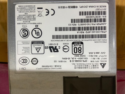 NEW For juniper EX4300 switch power supply  JPSU-350-AC-AFO 740-046873 - Picture 2 of 6