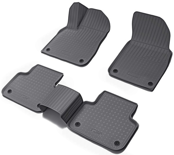 3D Gummi Fussmatten Passend FüR Audi Q8 SQ8 | Typ 4M F1 | Ab 2018> | Passgenau-image
