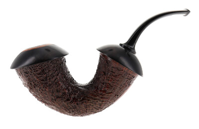 Pipe C-pipe GRUPPO 7 REVERSE CALABASH brown sandblasted shape calabash