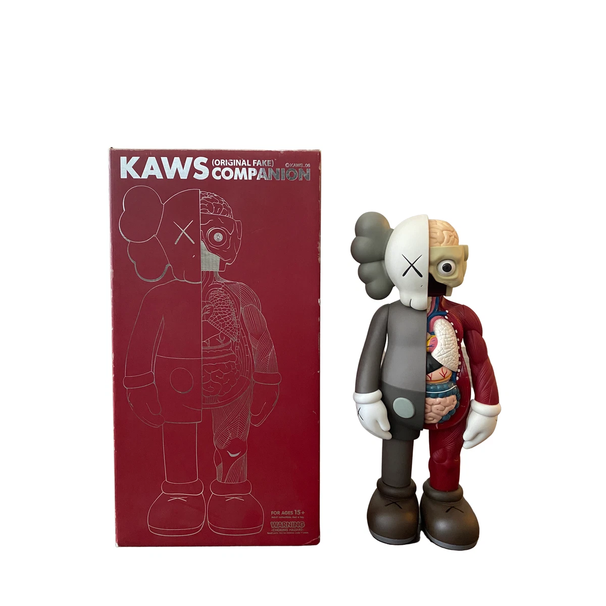 KAWS Dissected Companion Vinyl Figure Brown | eBay