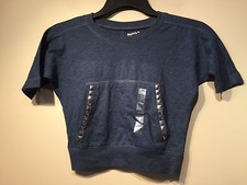 NWOT Gap Kids Girl's Tee-Shirt Top, Navy SIZE XS