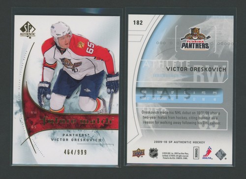 Victor Oreskovich #182 card