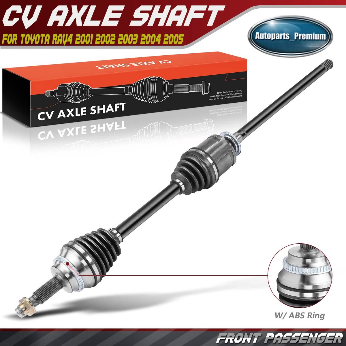 Front Right CV Axle Assembly for Toyota RAV4 2001 2002 2003-2005