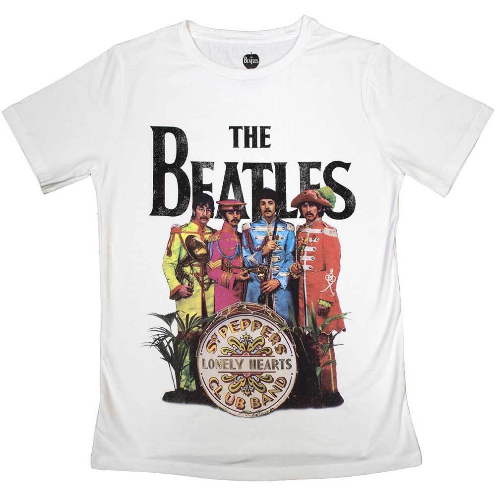 The Beatles Ladies T-Shirt: Sgt Pepper (Medium) UK