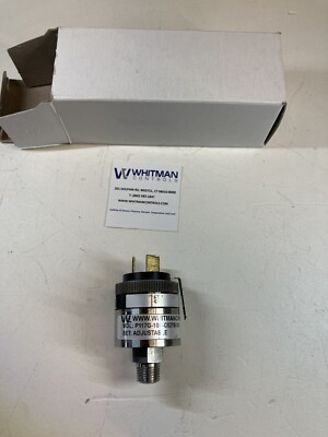#ad Whitman Controls Adjustable Pressure Relief Valve Model #P117G 10H C52TB Dis $55.00
