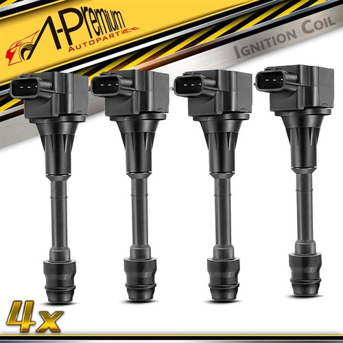 4x Ignition Coil for Nissan Xtrail Xtrail T30 20002007 2.5L QR25DE 224488H310 eBay