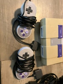 Super Nintendo SNES Console Game System
