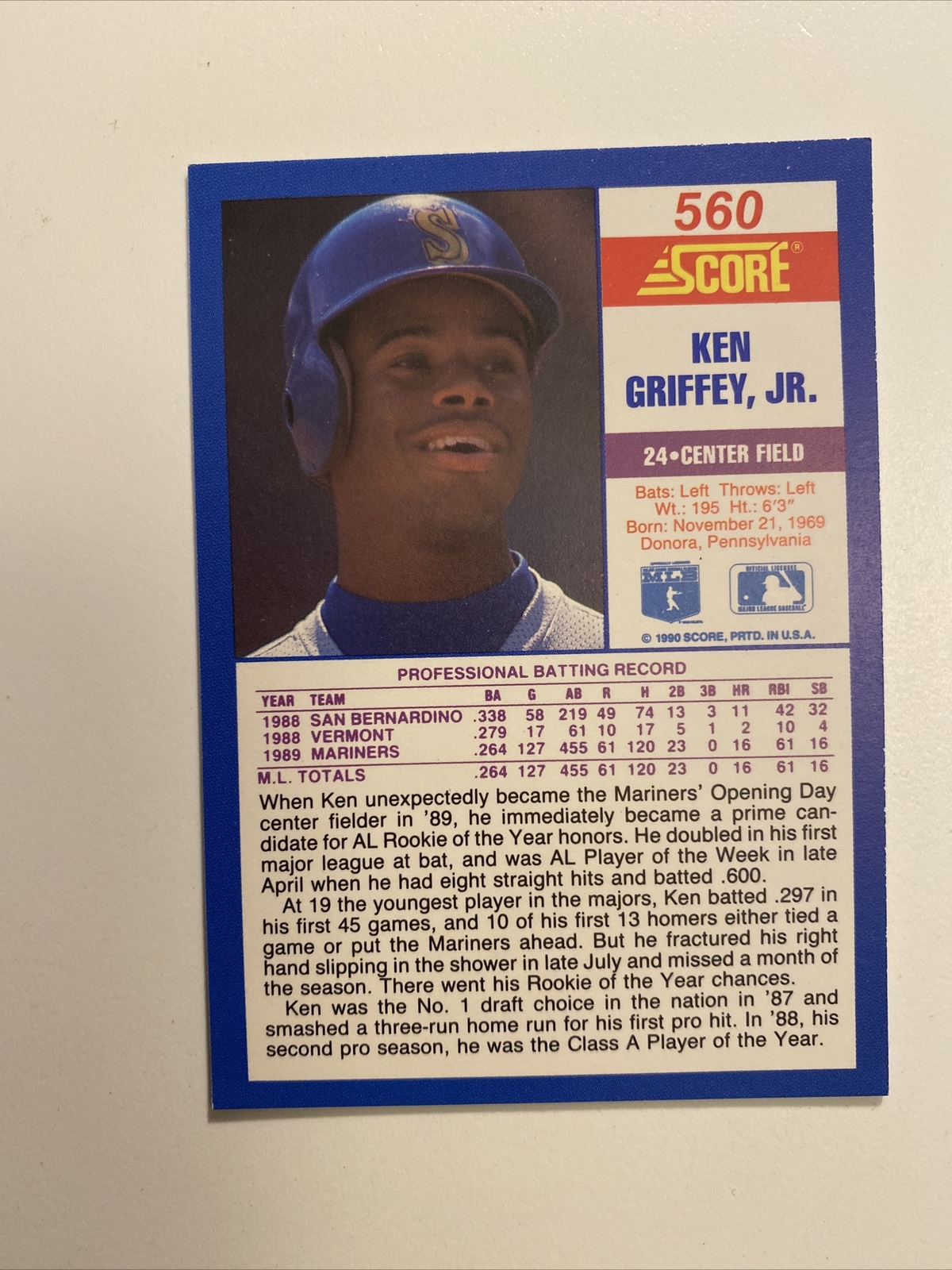 1990 Ken Griffey Jr Toppsforum Open Topic.Html - v087ex7