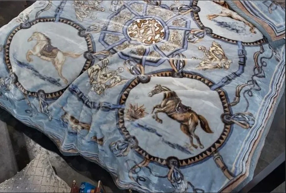 Korean Mink Fleece Organic King Blanket, 2 Ply Reversible Silky Soft Plush Warm - Image 4 of 4