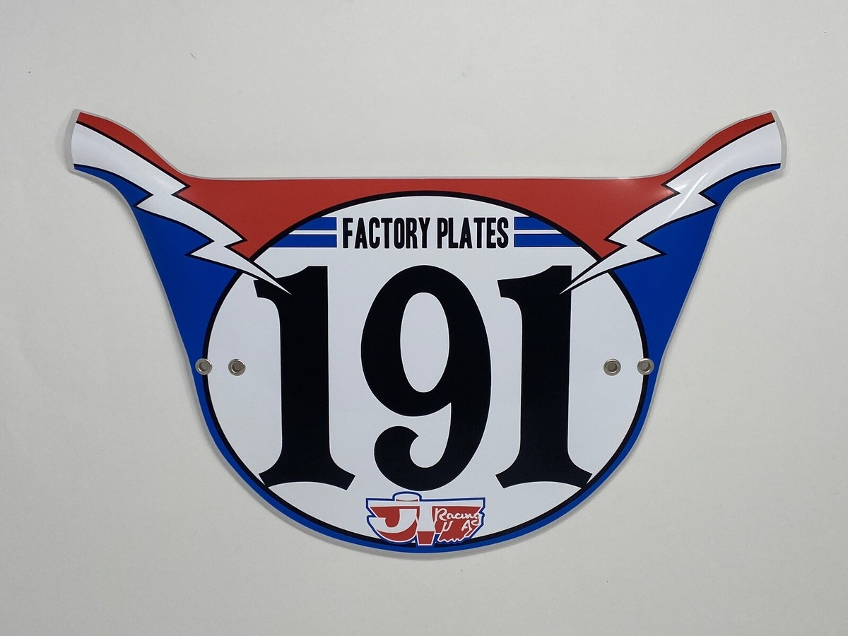 BMX Factory Replica Number Plates, Harry Leary, JMC, Diamondback
