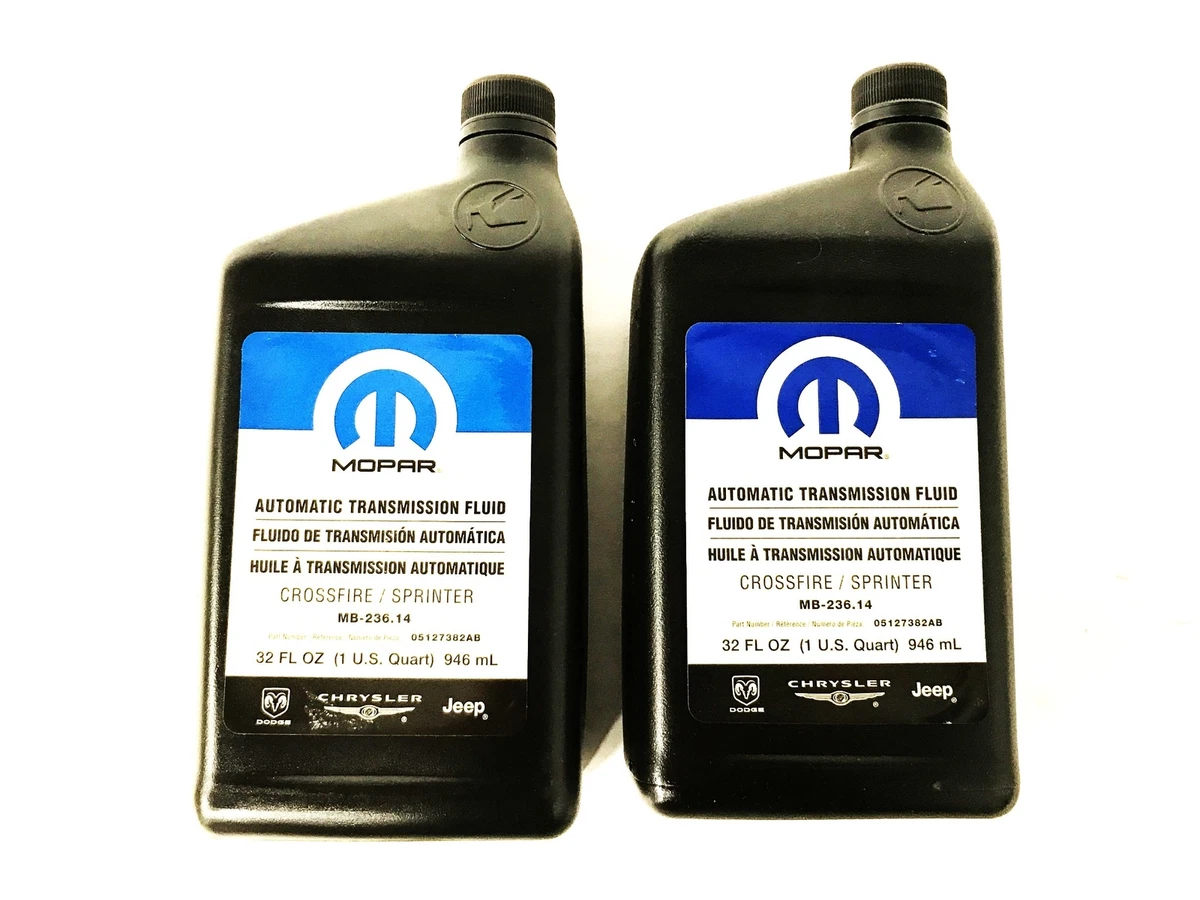 Mopar Chrysler Automatic Transmission Fluid, 32 oz, MB-236.14 [Lot 