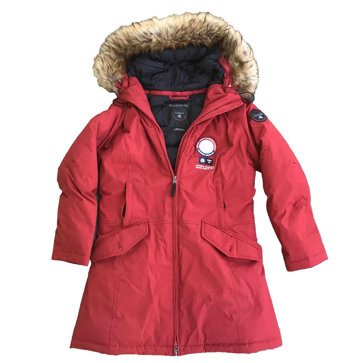 Napapijri Expedition Team Coat Jacket XXL Winter Jacket Red Parka
