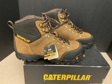 New Mens Caterpillar Threshold Waterproof Steel Toe SR Work Boots. Size 7. Nice
