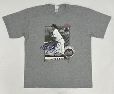 Vintage New York Mets Mike Piazza MLB Playoff Absolute Memorabilia Baseball Tee