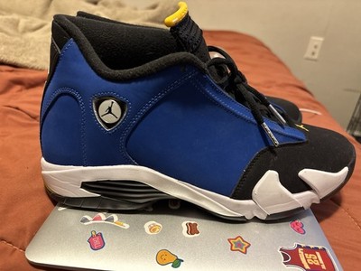 Jordan Air Jordan 14 Low Top Lace-Up Men s Sneakers Jumpman Blue/Black