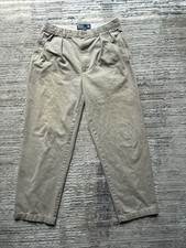Vintage Polo by Ralph Lauren Andrew Pants Sz 32x30 Dominic Republic Chino Cotton