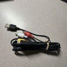Genuine Sony Type 3 Camera Cord Cable OEM Red Yellow White Components RCA USB