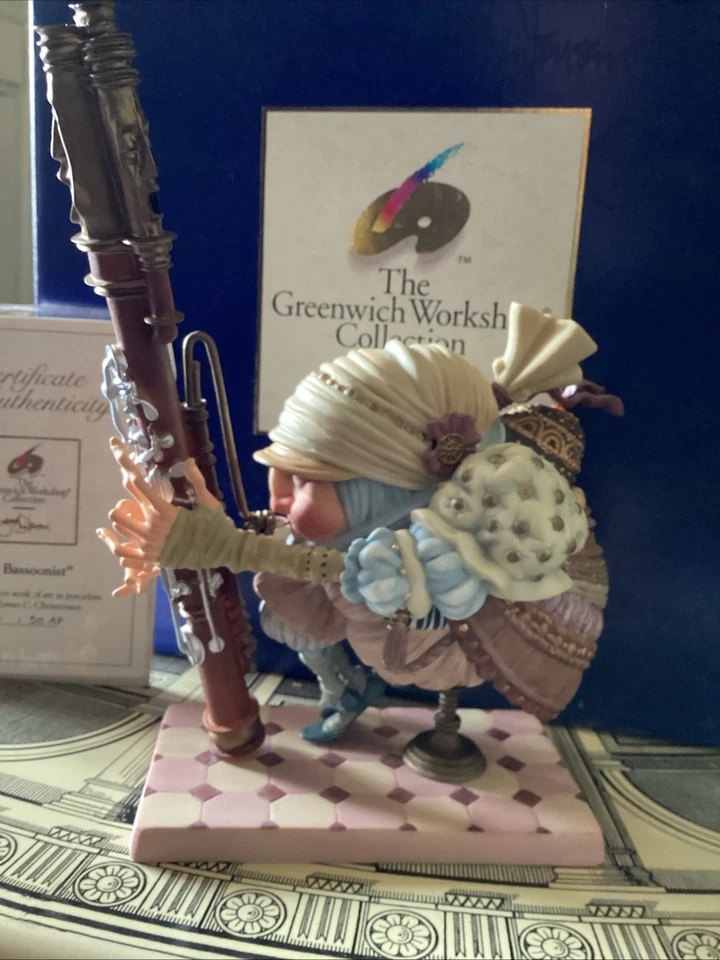 James Christensen - Escultura de porcelana del fagot Foto 2 de 4