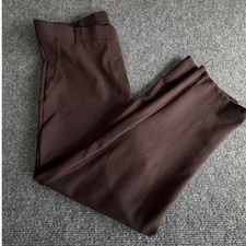 Quince Ultra-Stretch Ponte Straight Leg Pants Brown XL X-Petite