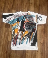 Vintage 90s Daffy Duck AOP T-Shirt size L Daffy Dunk Looney Tunes