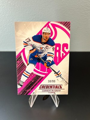 2024-25 Upper Deck Credentials - Connor McDavid #97 - Pink /99