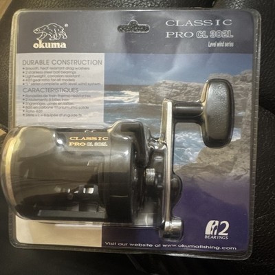 OKUMA CL-302L Fishing Reel Classic Pro Level Wind Series